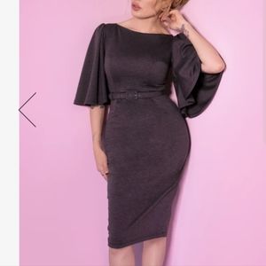 NWT Miss Kitty Deadly Kiss Dark Grey XL